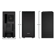 Bequiet be quiet! BG021 Pure Base 600 Mid Tower Gaming Case PC Case - image 2 - Target CABEQ-BG021