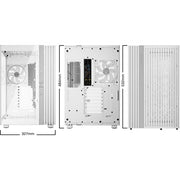 Bequiet be quiet! BGW72 Light Base 900 FX Full Tower Gaming Case - White PC Case - image 2 - Target CABEQ-BGW72