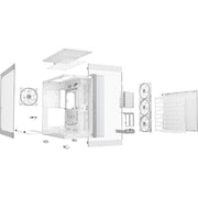Bequiet be quiet! BGW72 Light Base 900 FX Full Tower Gaming Case - White PC Case - image 5 - Target CABEQ-BGW72