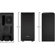 Bequiet be quiet! BG022 Pure Base 600 Silver Mid Tower Gaming Case PC Case - image 2 - Target CABEQ-BG022