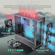 Antec Flux PRO Full Tower Gaming Case PC Case - image 5 - Target CAANT-FLUXPRO