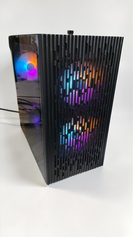 Refurbished AMD Ryzen 5 3600, NVIDIA RTX 3060 Ti 8GB, 16GB DDR4 3200MHz, 500GB SSD, Windows 11, 650W 80+ Gold PSU, WiFi, Black