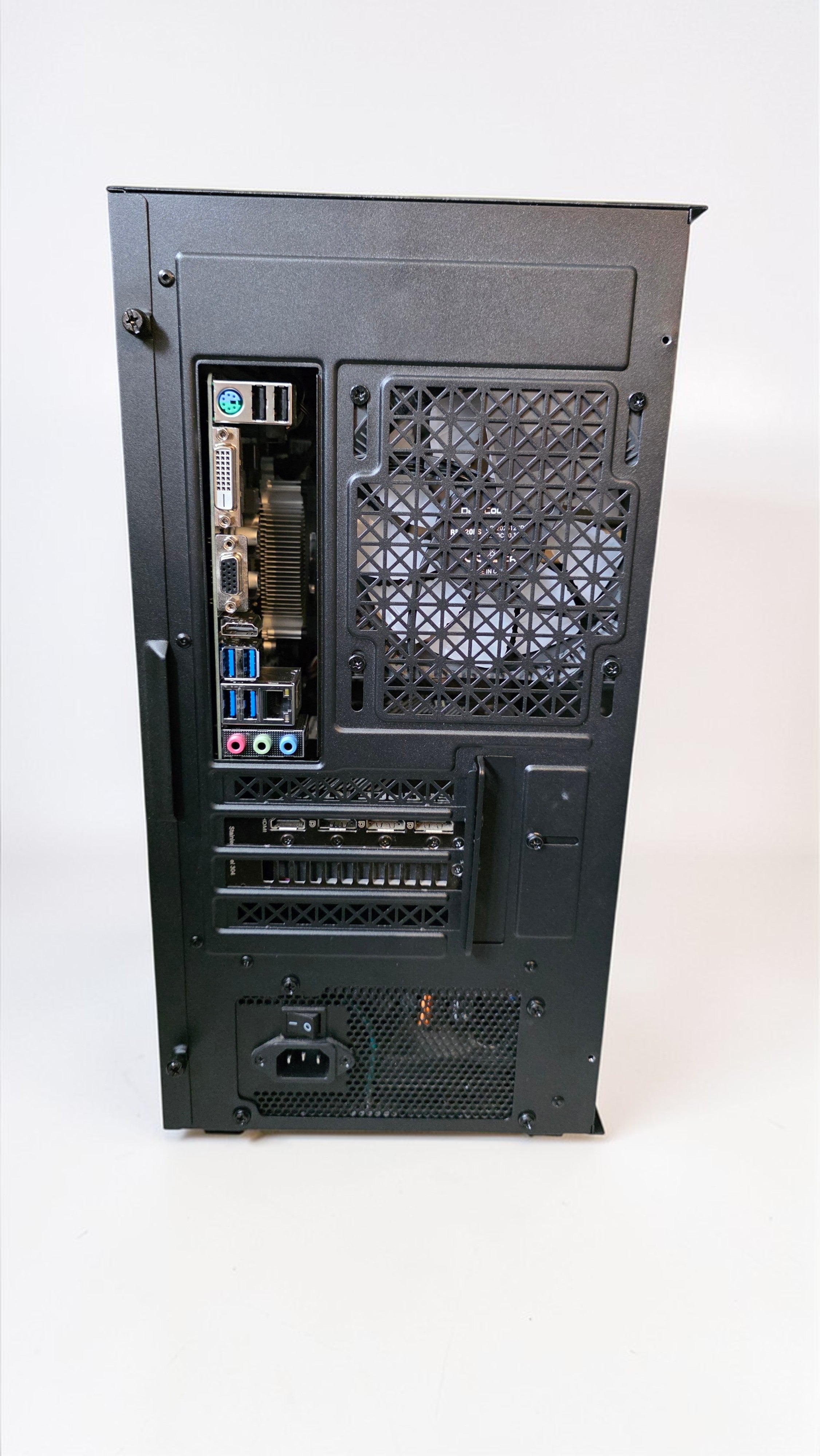 Refurbished AMD Ryzen 5 3600, NVIDIA RTX 3060 Ti 8GB, 16GB DDR4 3200MHz, 500GB SSD, Windows 11, 650W 80+ Gold PSU, WiFi, Black