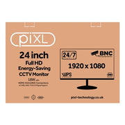 Pixl 24-inch Full HD Energy Saving CCTV IPS Monitor for 24/7 use with BNC - image 4 - Target MOPIX-24IVHBS