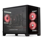 Refurbished Gaming PC - Desktop Computer, Intel i5 6th Gen, NVIDIA RTX 5060 8GB, 16GB DDR4, 500GB SSD, Windows 11, 500W 80+ PSU, WiFi, Akira, Black