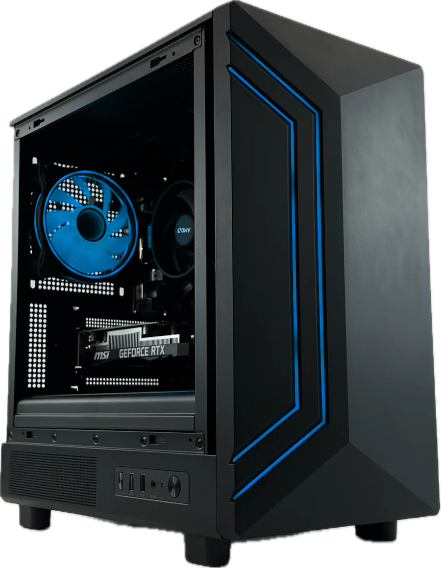 *Refurbished* Intel i5 6th Gen, NVIDIA RTX 5050 8GB, 16GB DDR4, 500GB SSD, Windows 11, 500W 80+ PSU, WiFi, Apollo, Black