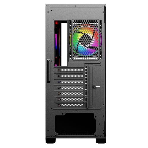 Vida Solus ATX RGB Case Glass Front & Side 4 ARGB Fans | USB-C Support