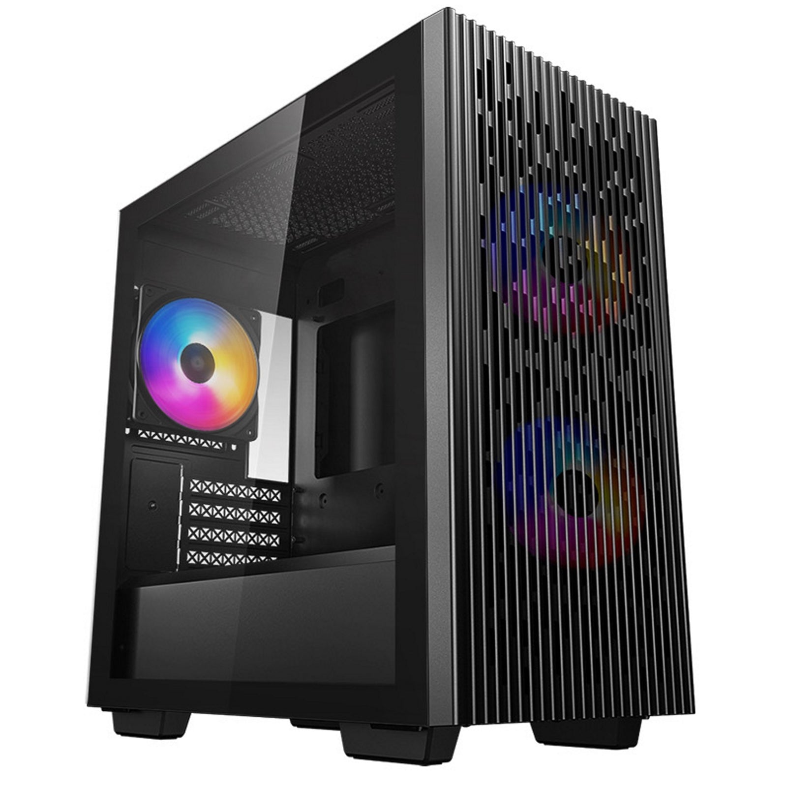 Refurbished AMD Ryzen 5 3600, NVIDIA RTX 3060 Ti 8GB, 16GB DDR4 3200MHz, 500GB SSD, Windows 11, 650W 80+ Gold PSU, WiFi, Black