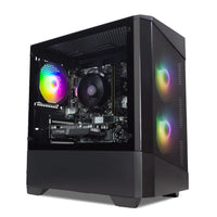 Gaming PC, AMD Ryzen 5 5500, RTX 3050 6GB Graphics Card, 16GB RAM, 500GB SSD, Windows 11, 500W 80+ PSU, WiFi, Black