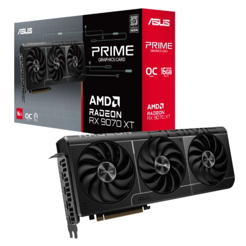 Asus PRIME RX9070 XT OC, PCIe5, 16GB DDR6