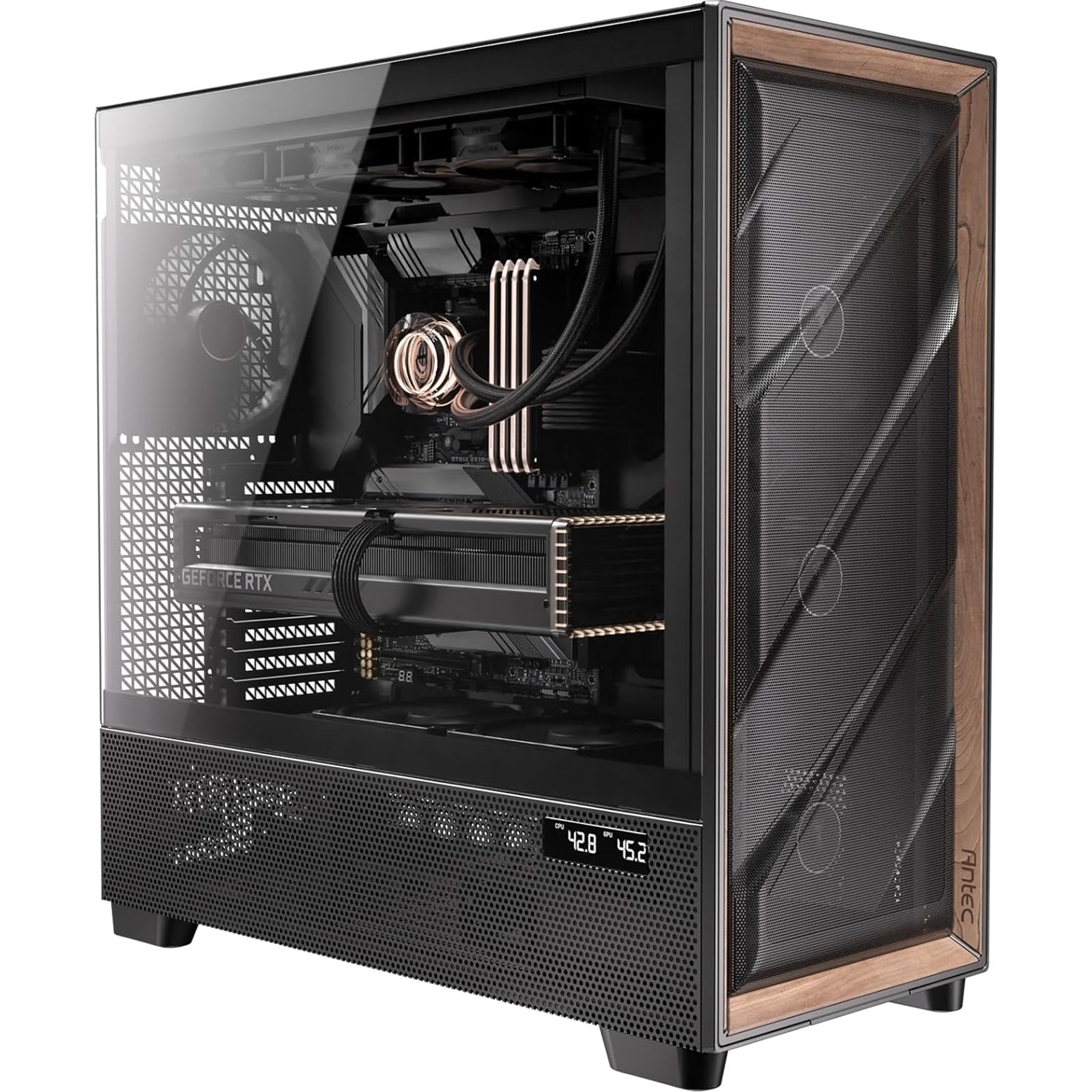 Antec Flux PRO Full Tower Gaming Case PC Case - image 1 - Target CAANT-FLUXPRO