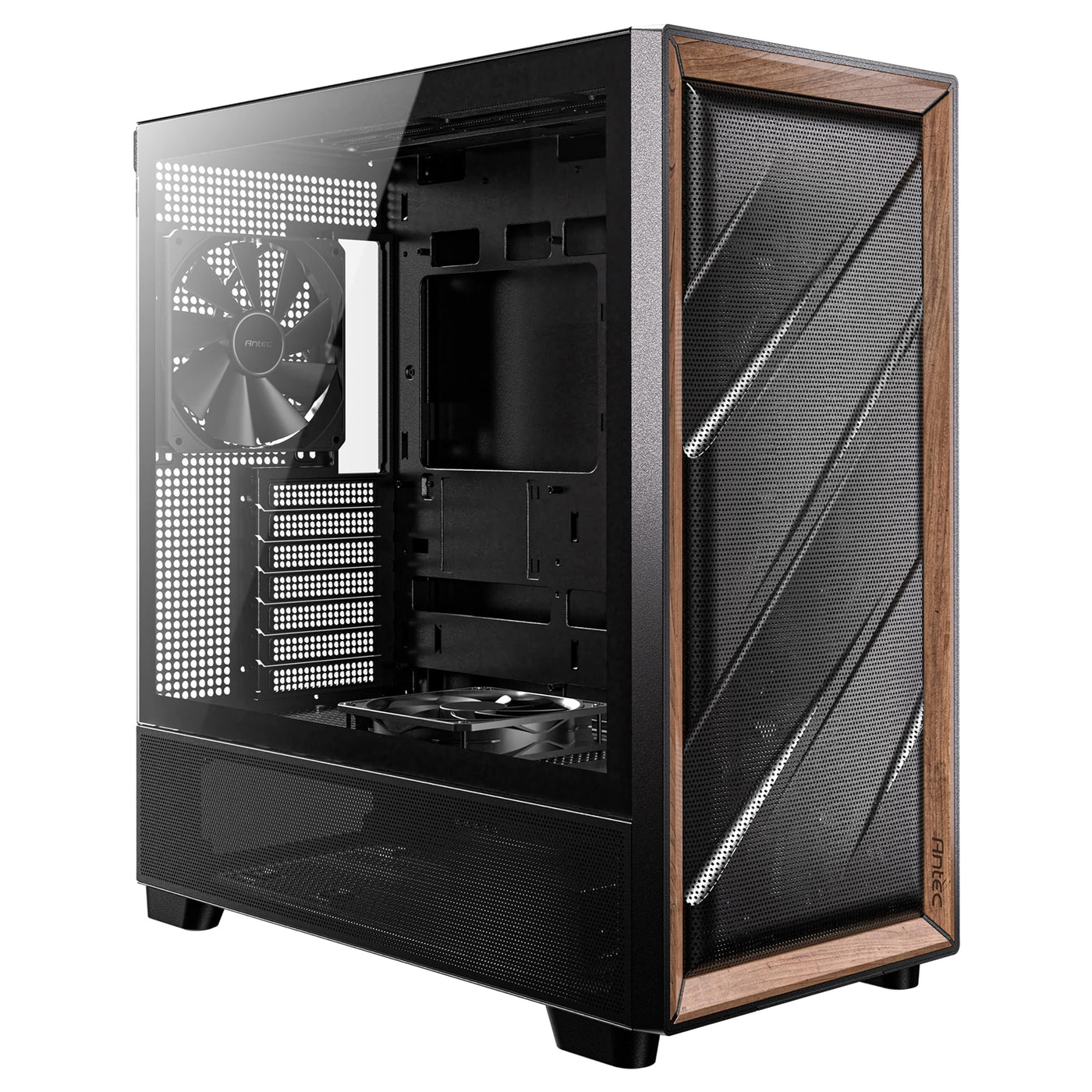 Antec FLUX Mid Tower Gaming Case PC Case - image 1 - Target CAANT-FLUXWOOD