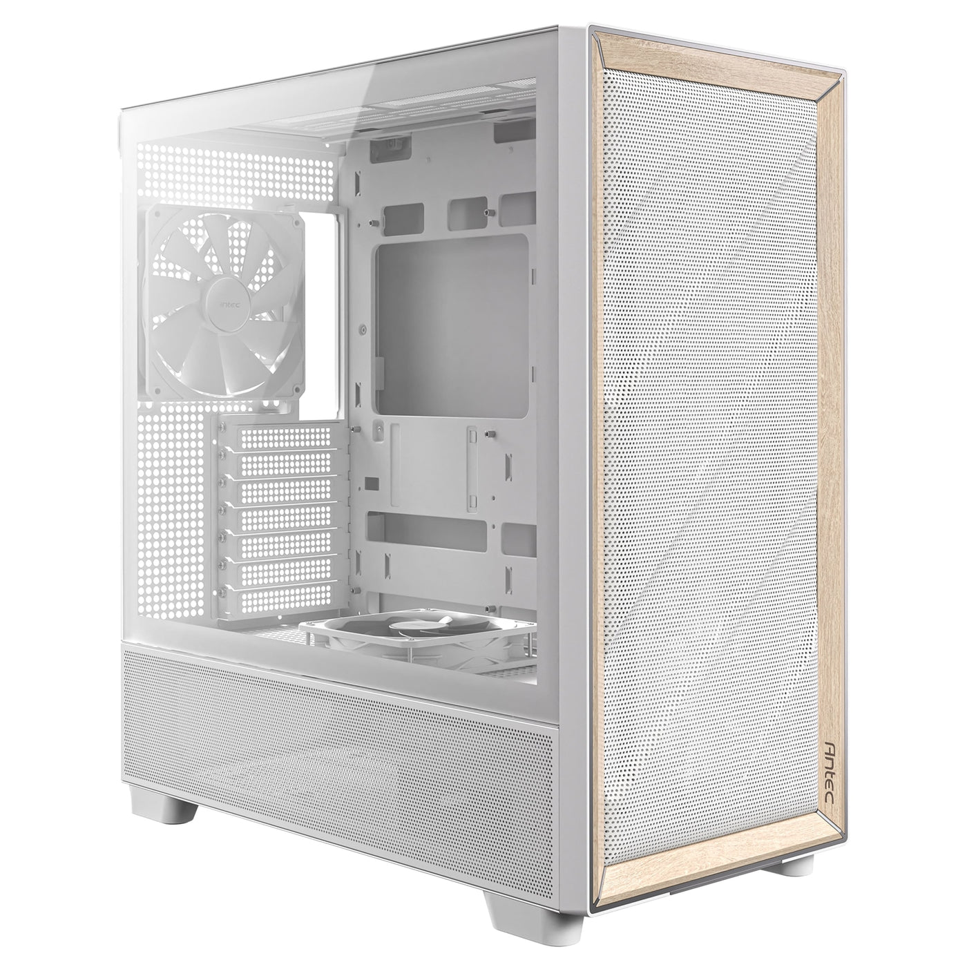 Antec FLUX Mid Tower Gaming Case PC Case - image 1 - Target CAANT-FLUXWOODWH