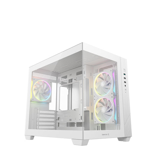 Deepcool CG330 3F ARGB Dual-Chamber Micro-ATX Tower Case PC Case - image 1 - Target CADEE-CG330WH