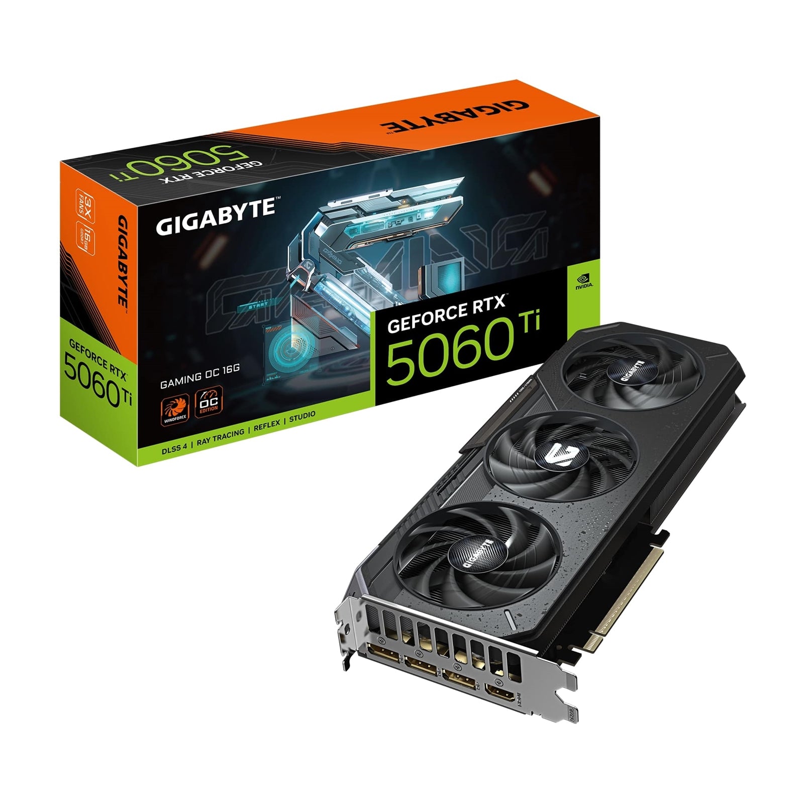 Gigabyte NVIDIA GeForce RTX 5060 Ti Gaming OC 16GB GDDR7 Graphics Card - image 1 - Target GRGIG-GVN506TGAM