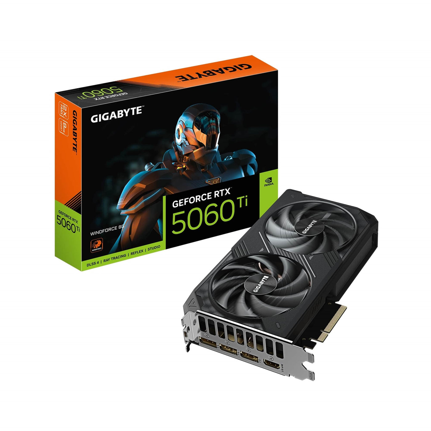 Gigabyte NVIDIA GeForce RTX 5060 Ti Windforce OC 16GB GDDR7 Graphics Card - image 1 - Target GRGIG-GVN506TWF2