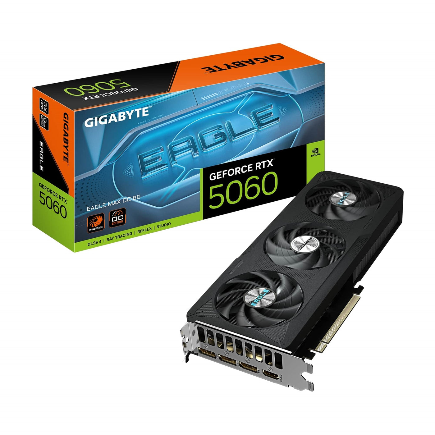 Gigabyte NVIDIA GeForce RTX 5060 EAGLE MAX OC 8GB GDDR7 Graphics Card - image 1 - Target GRGIG-N5060EOC8