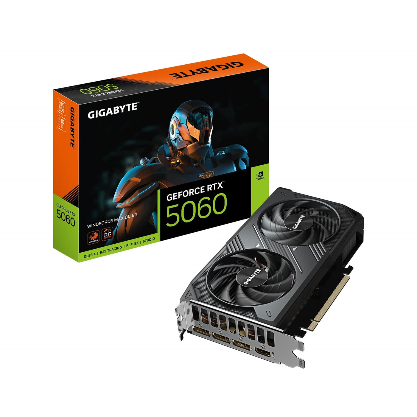 Gigabyte NVIDIA GeForce RTX 5060 WINDFORCE MAX OC 8G GDDR7 Graphics Card - image 1 - Target GRGIG-N5060WF2MX