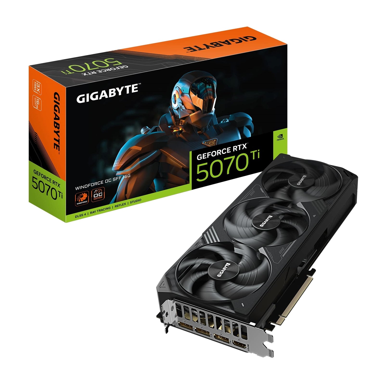 Gigabyte NVIDIA GeForce RTX 5070 Ti WINDFORCE OC SFF 16GB GDDR7 Graphics Card - image 1 - Target GRGIG-N5070TWOC