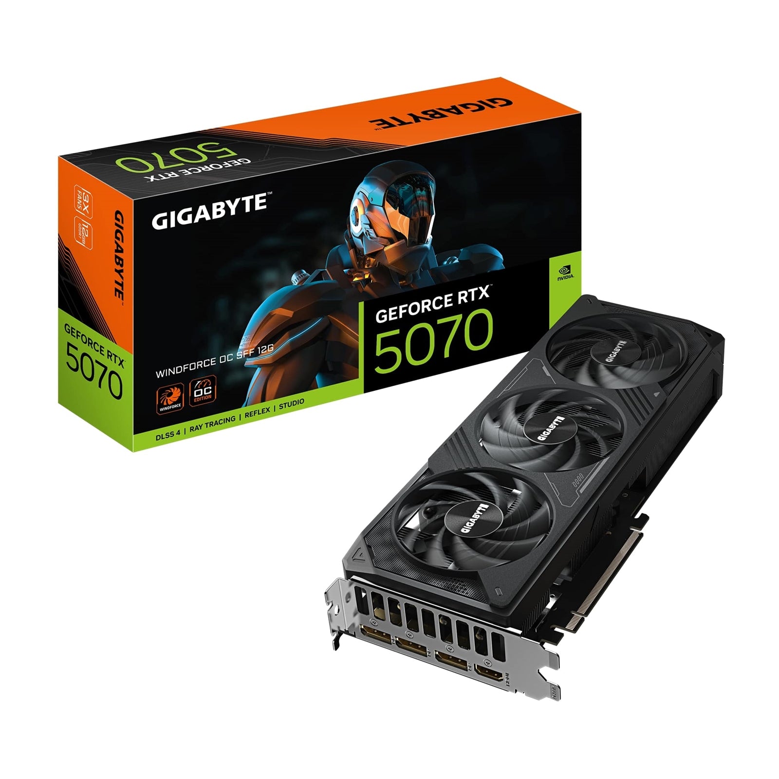 Gigabyte NVIDIA GeForce RTX 5070 WINDFORCE OC SFF 12GB GDDR7 Graphics Card - image 1 - Target GRGIG-N5070WOC