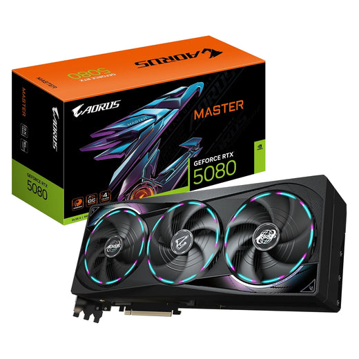 Gigabyte NVIDIA GeForce RTX 5080 AORUS MASTER 16GB GDDR7 Graphics Card - image 1 - Target GRGIG-N5080AM