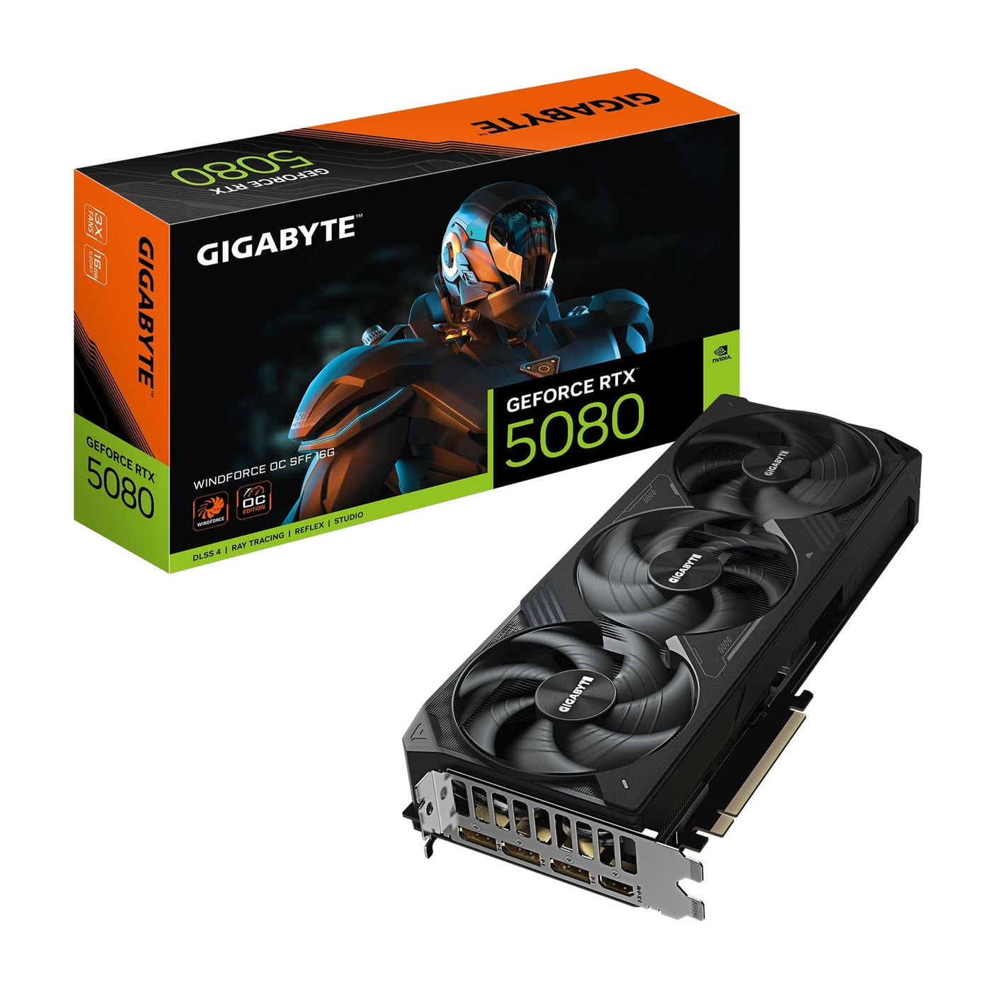 Gigabyte NVIDIA GeForce RTX 5080 WINDFORCE OC SFF 16GB GDDR7 Graphics Card - image 1 - Target GRGIG-N5080WOC