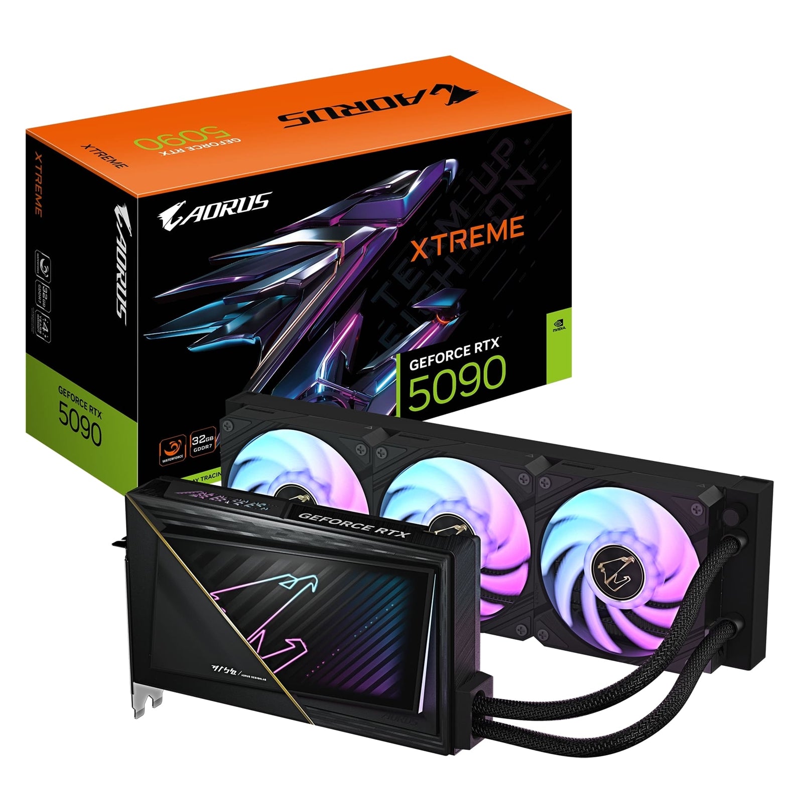 Gigabyte NVIDIA GeForce RTX 5090 AORUS XTREME WATERFORCE 32G Graphics Card - image 1 - Target GRGIG-N5090AXW