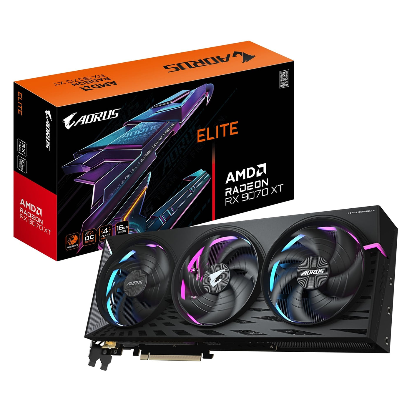 Gigabyte AMD Radeon RX 9070 XT ELITE 16GB GDDR6 Graphics Card - image 1 - Target GRGIG-R9070XTAE