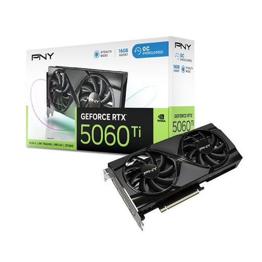 PNY NVIDIA GeForce RTX 5060 Ti DUAL OC 16GB GDDR7 Graphics Card - image 1 - Target GRPNY-VCG5060TPB
