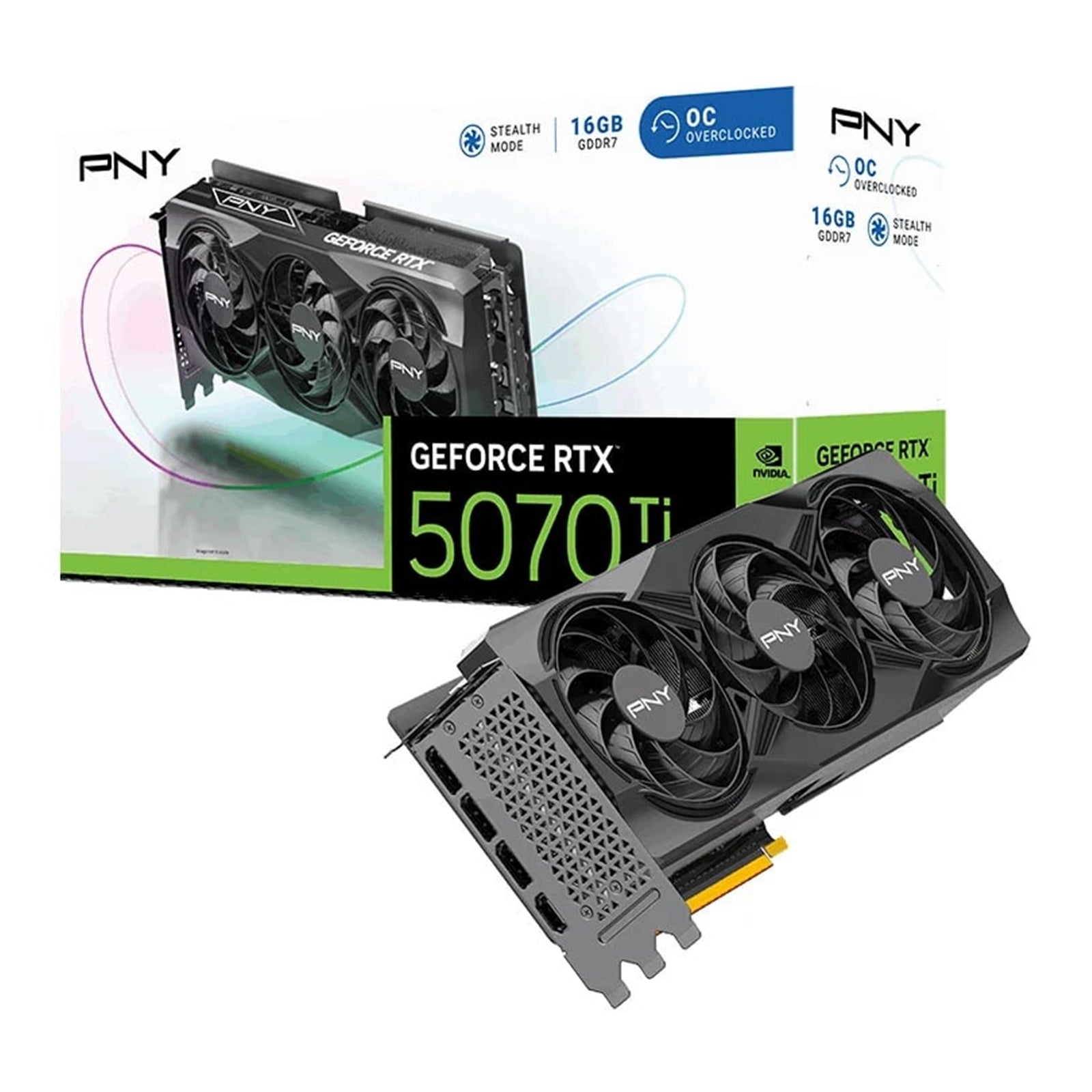 PNY NVIDIA GEFORCE RTX 5070 Ti OC 16GB Graphics Card - image 1 - Target GRPNY-VCG5070T16