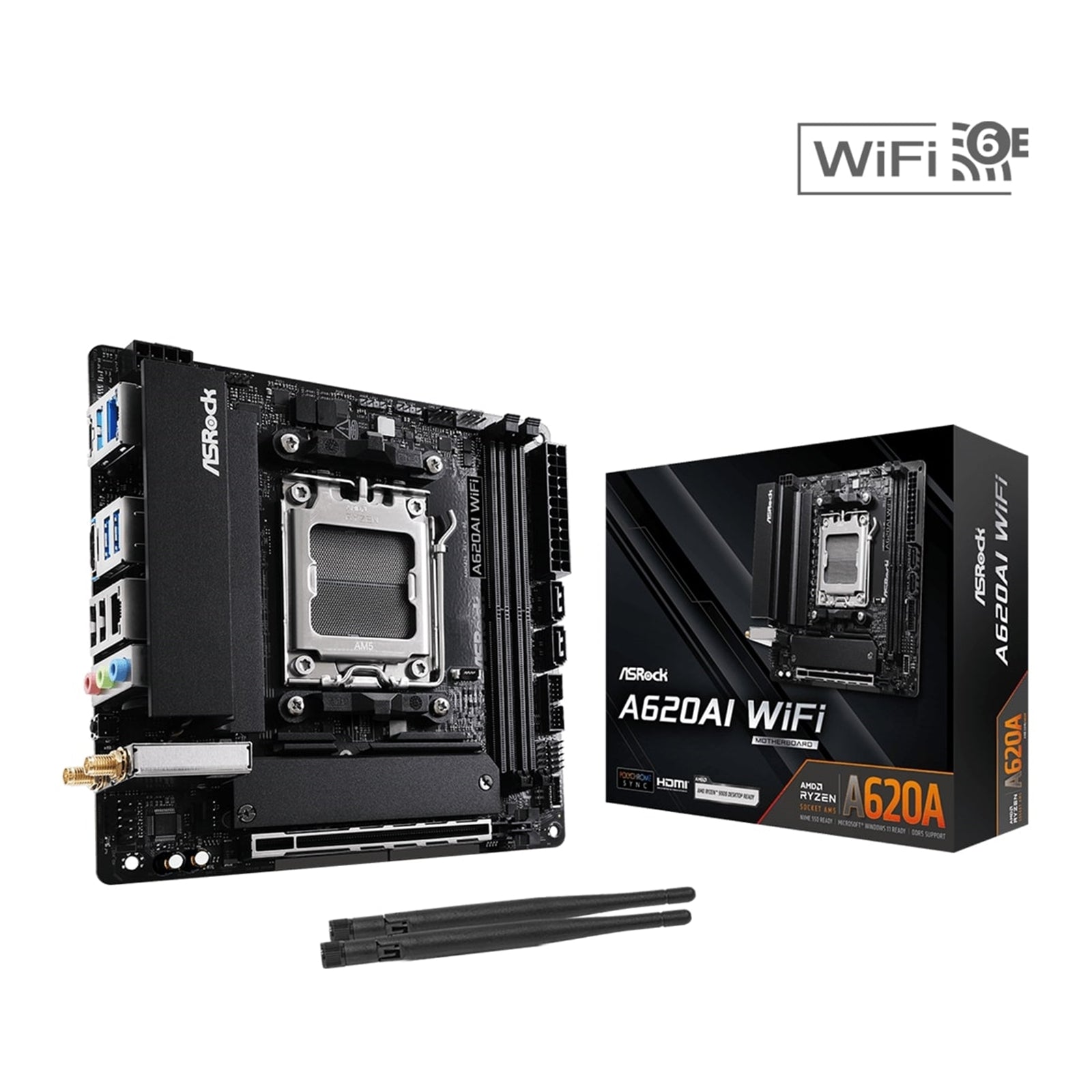 Asrock A620AI WIFI Mini ITX Motherboard - image 1 - Target MBASR-A620AIWIFI