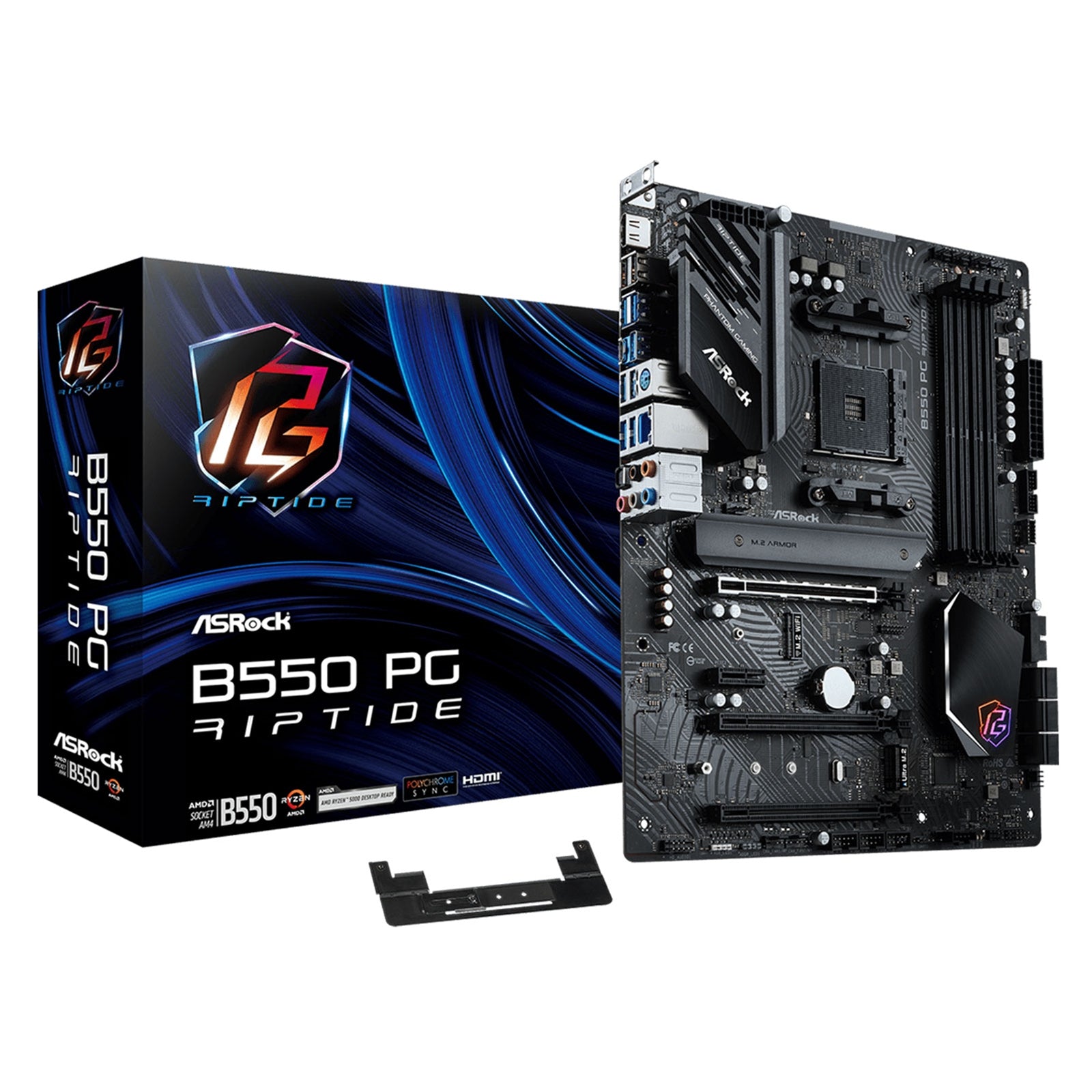 Asrock B550 PG RIPTIDE ATX Motherboard - image 1 - Target MBASR-B550PGRIP