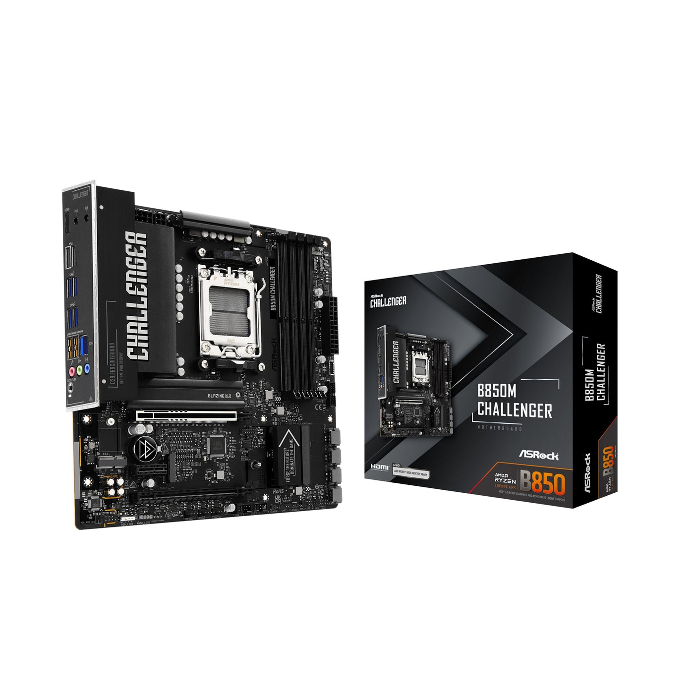 Asrock B850M Challenger Micro ATX Motherboard - image 1 - Target MBASR-B850MCH
