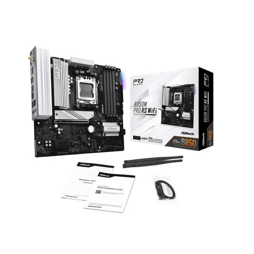 Asrock B850M Pro RS WiFi Micro ATX Motherboard - image 1 - Target MBASR-B850MPRSW