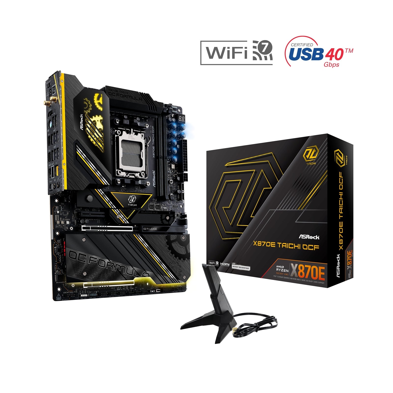 Asrock X870E TAICHI OCF ATX Motherboard - image 1 - Target MBASR-X870ETCOCF