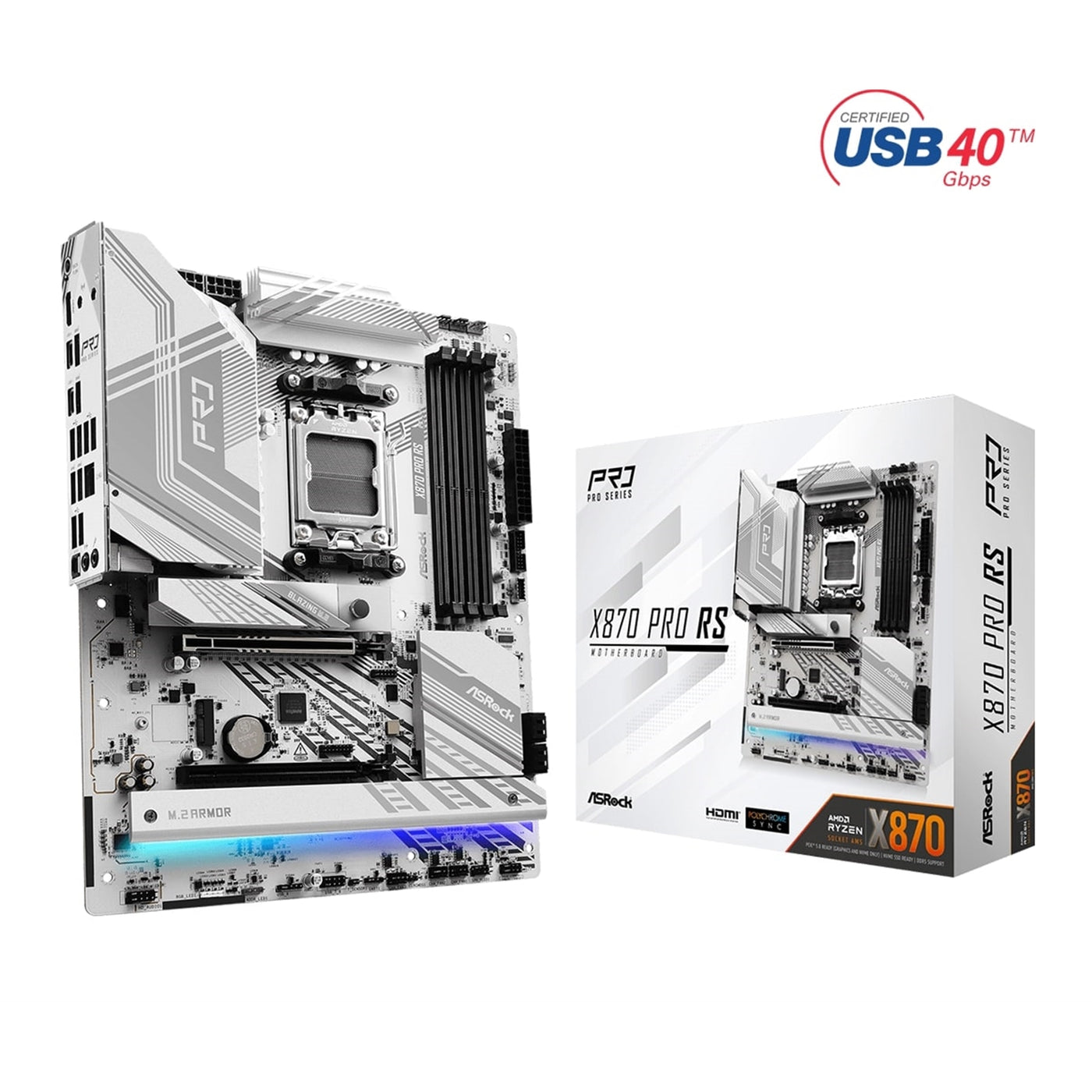 Asrock X870 PRO RS ATX Motherboard - image 1 - Target MBASR-X870PRORS