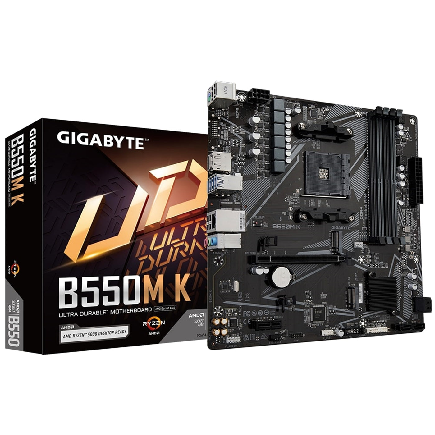 Gigabyte B550M K Ultra Durable Micro ATX Motherboard - image 1 - Target MBGIG-B550MK
