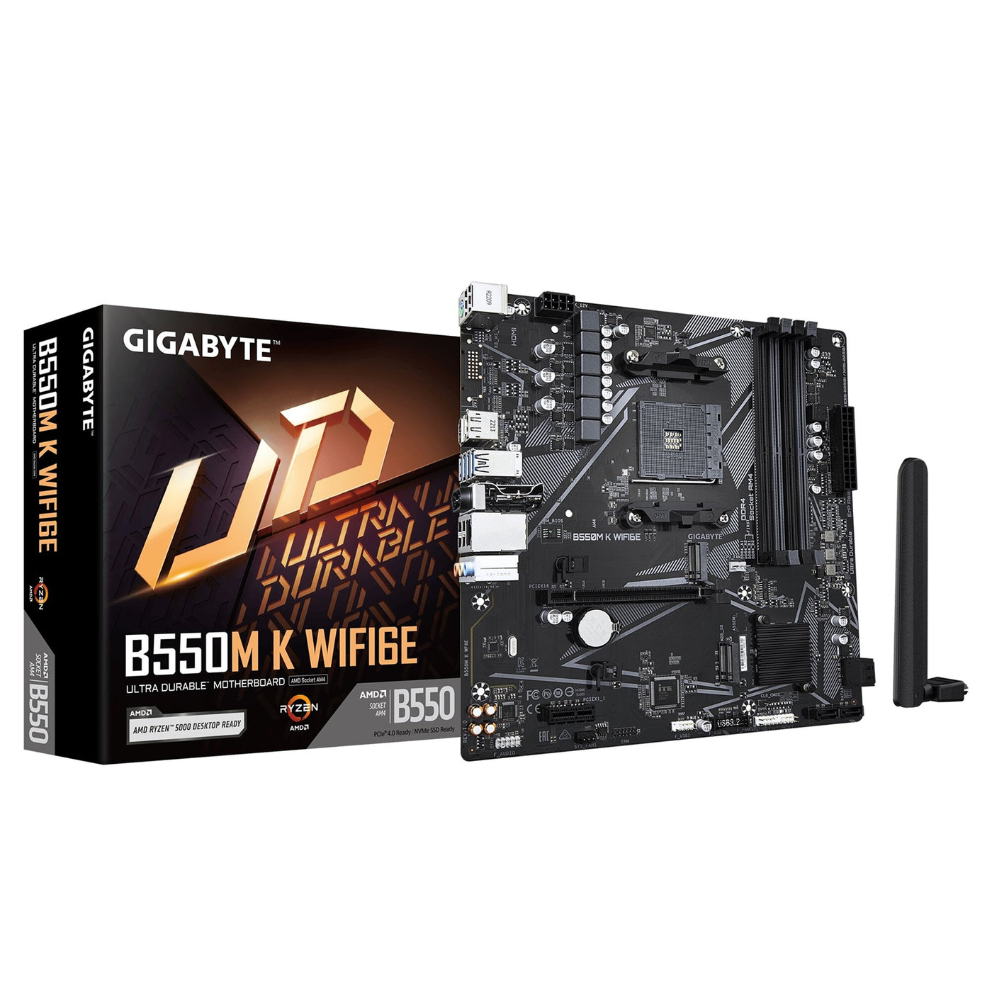 Gigabyte B550M K WIFI6E Micro ATX Motherboard - image 1 - Target MBGIG-B550MKW6