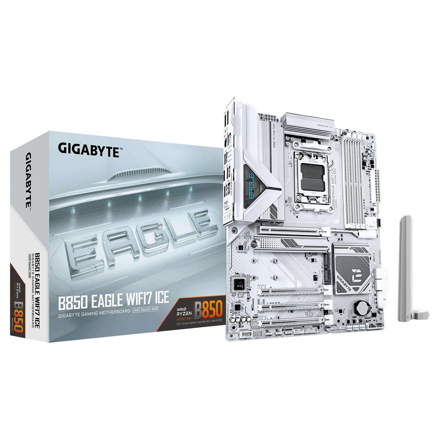 GIGABYTE B850 EAGLE WIFI7 ICE ATX Motherboard - image 1 - Target MBGIG-B850EAGW7I