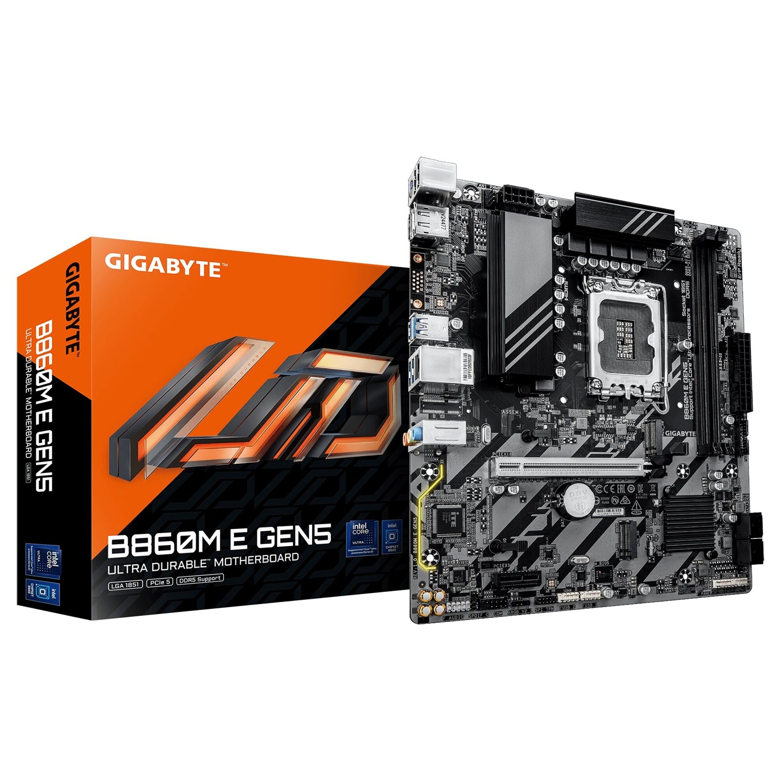 Gigabyte B860M E GEN5 Micro ATX Motherboard - image 1 - Target MBGIG-B860MEAGG5
