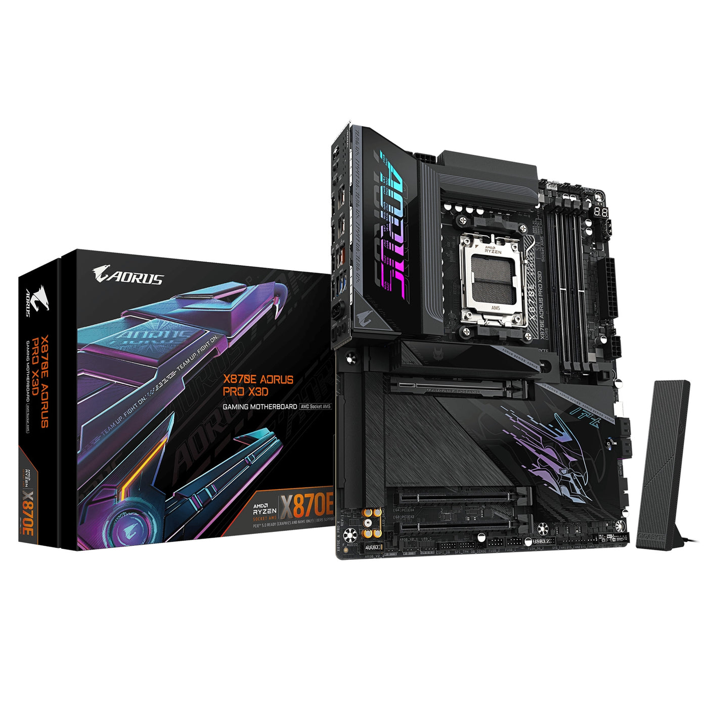 Gigabyte X870E AORUS PRO X3D ATX Motherboard - image 1 - Target MBGIG-X870APX3D