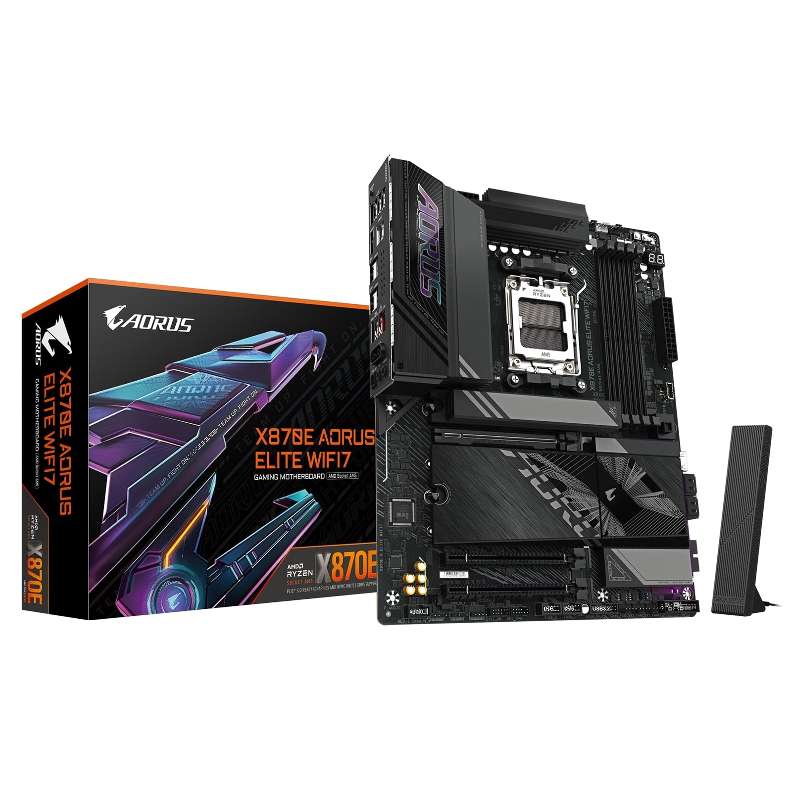 Gigabyte X870E AORUS ELITE WIFI7 ATX Motherboard - image 1 - Target MBGIG-X870EAEW7