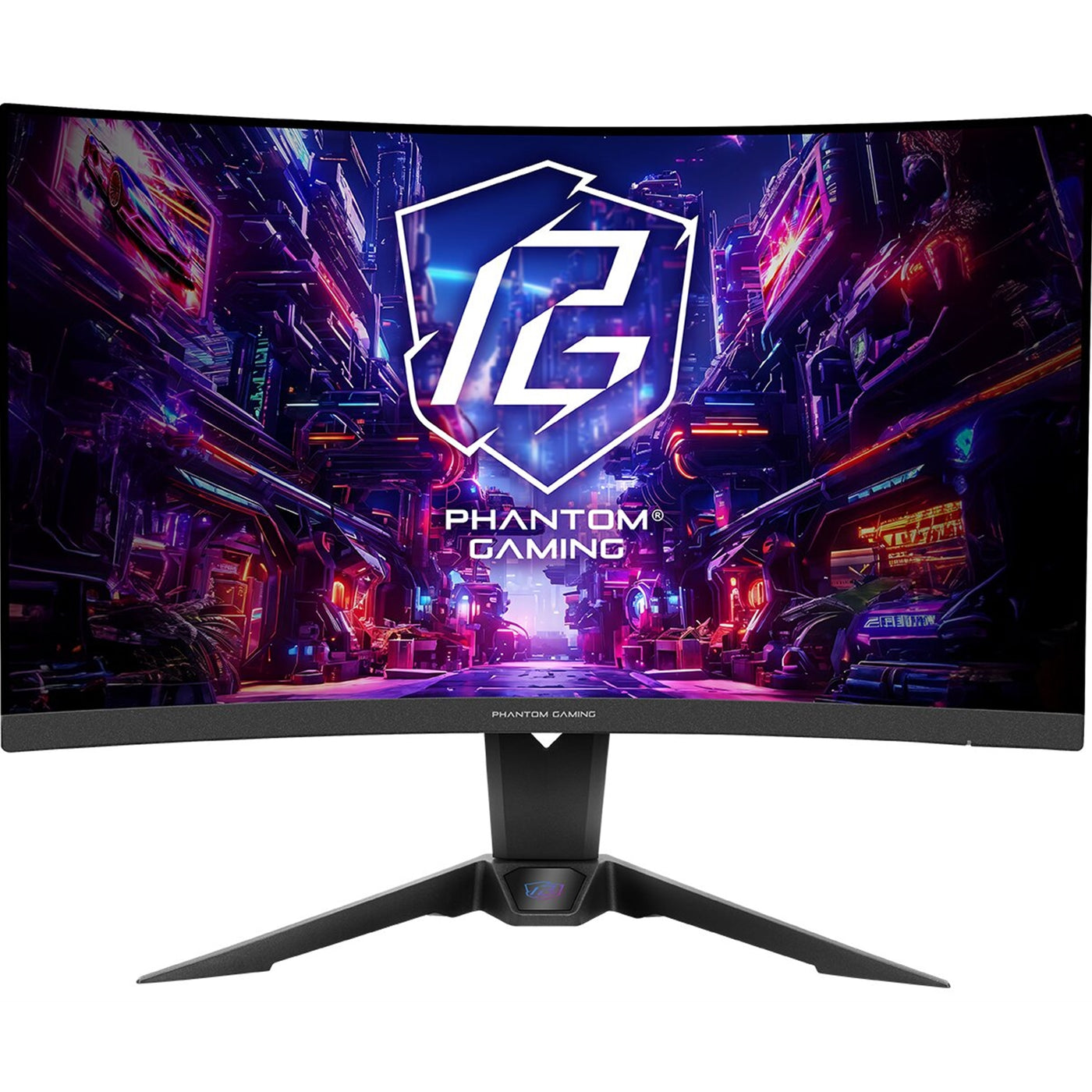 Asrock Phantom Gaming PG27QRT2A 27 Inch QHD (2560 x 1440) Curved (1500R) VA Gaming Monitor - image 1 - Target MOASR-PG27QRT2A