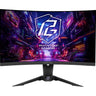 Asrock Phantom Gaming PG27QRT2A 27 Inch QHD (2560 x 1440) Curved (1500R) VA Gaming Monitor