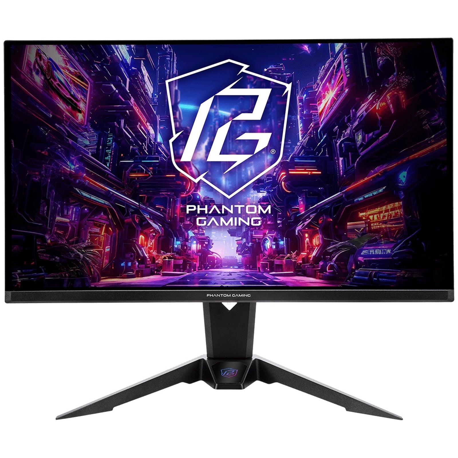 Asrock Phantom Gaming PGO27QFV 27 Inch QHD (2560 x 1440) Flat QD-OLED Gaming Monitor - image 1 - Target MOASR-PGO27QFV