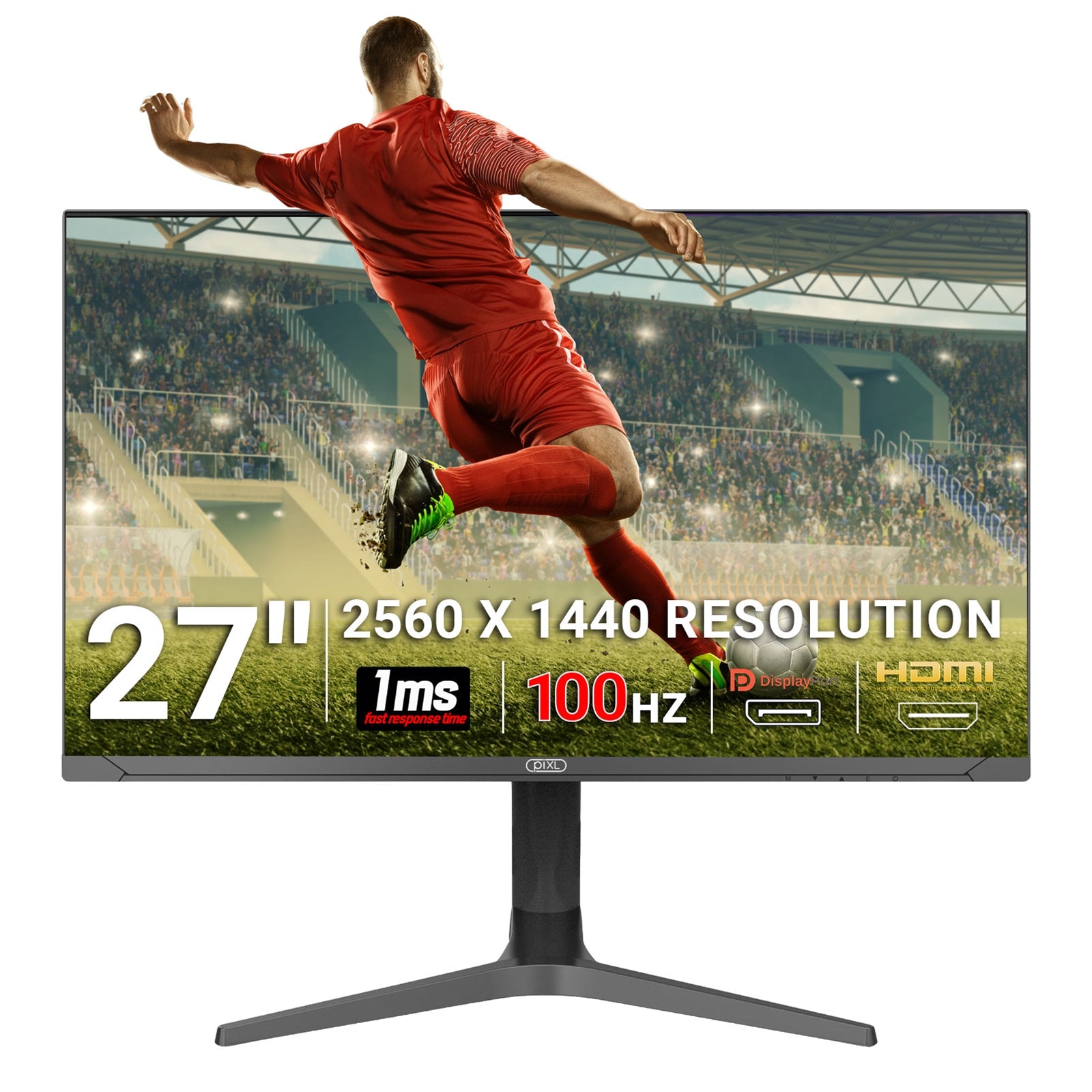 Pixl CM27G7 27 Inch 100Hz QHD IPS Gaming Monitor with AMD FreeSync & Nvidia G-Sync - image 1 - Target MOPIX-CM27G7