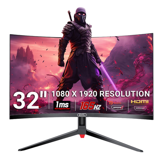 Pixl CM32GF5 32 Inch 165Hz HDR Full HD Curved Gaming Monitor with AMD FreeSync & Nvidia G-Sync - image 1 - Target MOPIX-CM32GF5