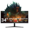 Pixl 34-inch UWQHD UltraWide 165Hz Gaming Monitor with 100% sRGB Colour Gamut