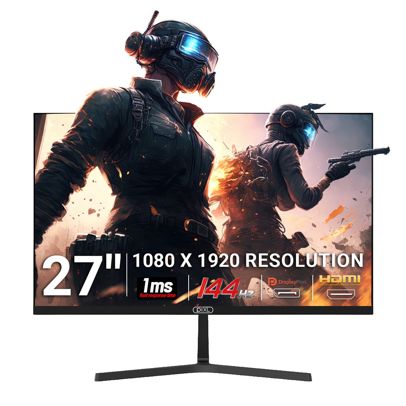 Pixl PX27B221S 27 Inch 144Hz Full HD IPS Widescreen Monitor with Speakers - image 1 - Target MOPIX-PX27B221S